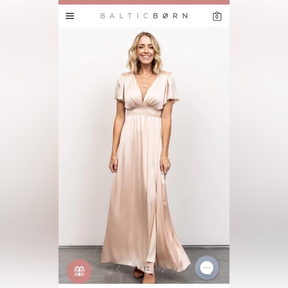 Baltic Born Prague Satin Maxi Dress